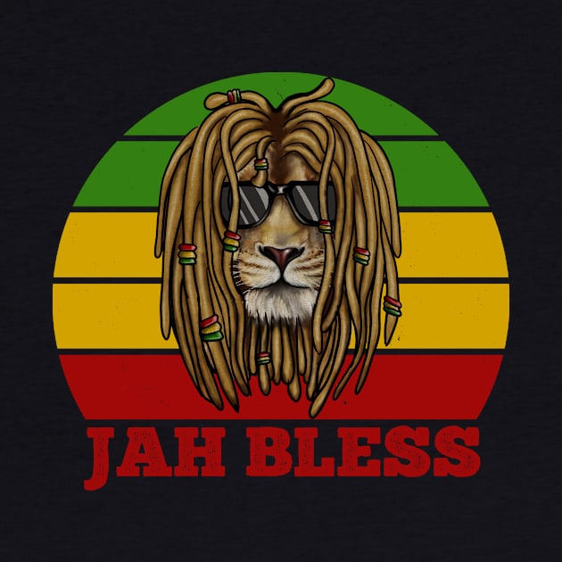 Jah Bless, Jamaica, Rasta African Lion by dukito